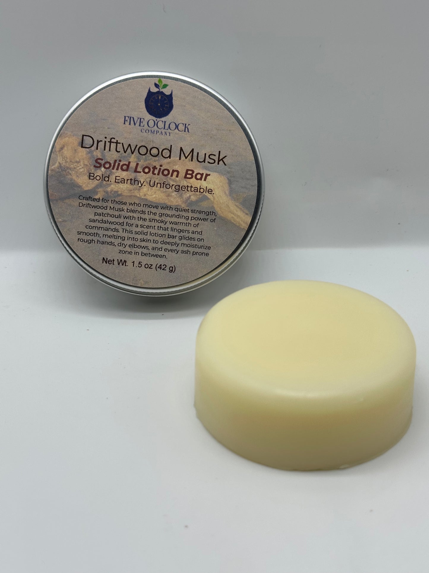 Driftwood Musk Solid Lotion Bar