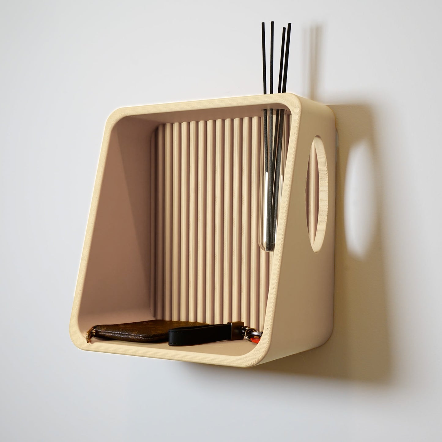 Modern Floating Wall Shelf, Propagation or Reed Diffuser