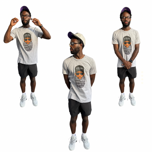 Black Man Bearded T-Shirt