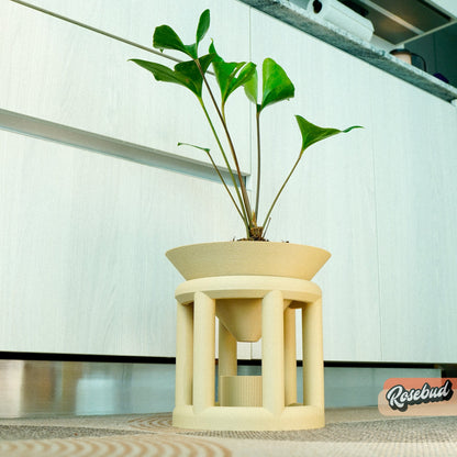 Conduit Plant Stand with Planter & Catch