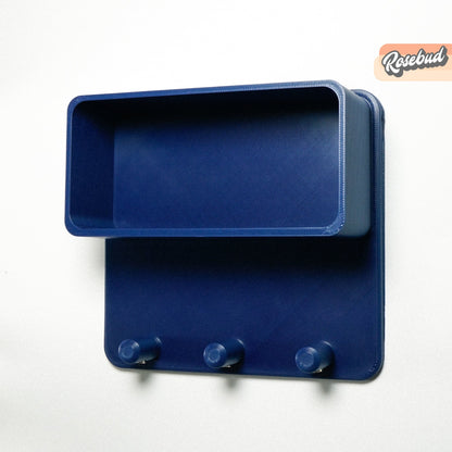 Floating Wall Shelf, Magnetic Key Holder
