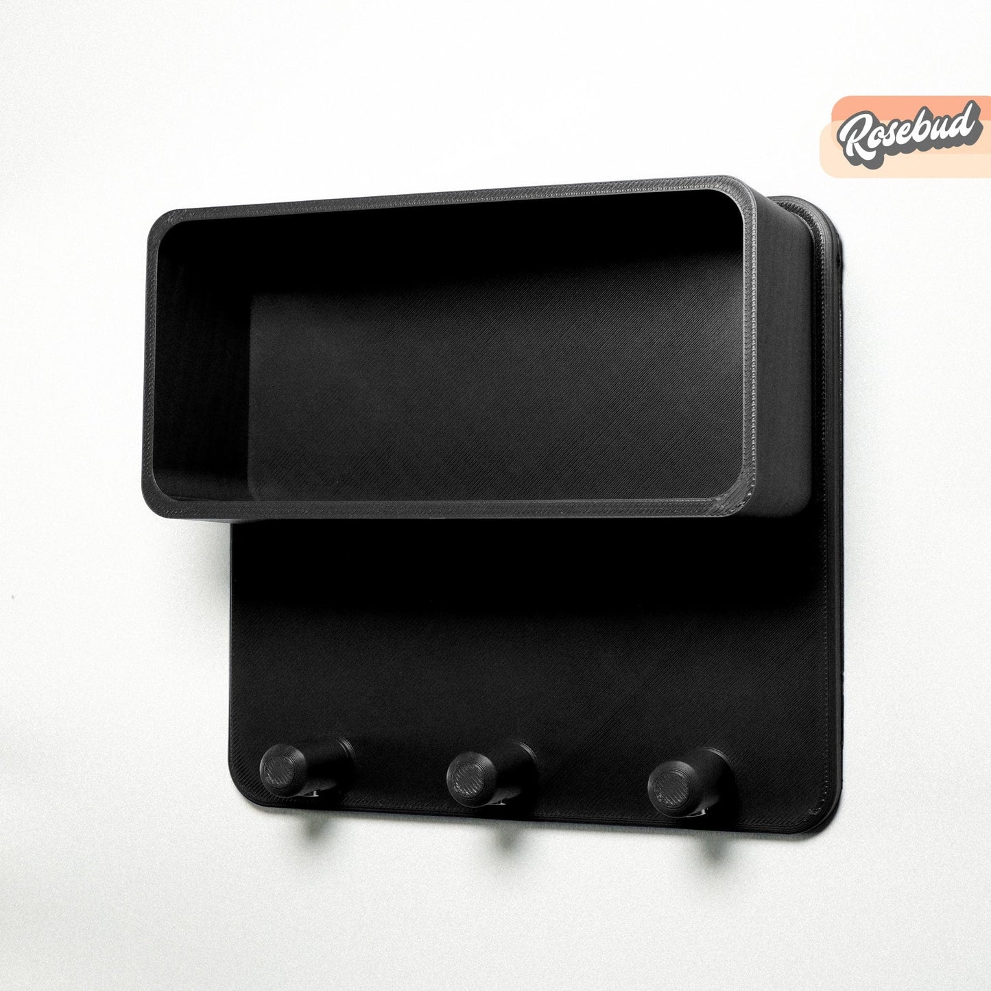 Floating Wall Shelf, Magnetic Key Holder