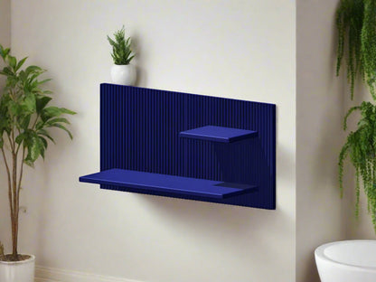 Modern Floating Wall Shelf, Unique Retro Home Decor, 3D Printed Perfume Display/Reed Diffuser Shelf, Wall Shelf Catchall, Hosting Decor Gift, EDGE