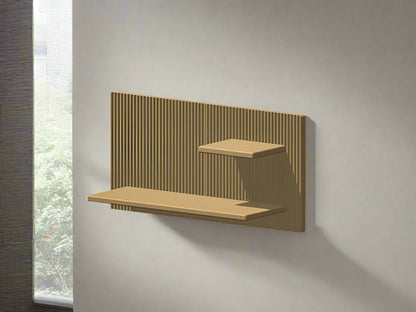 Modern Floating Wall Shelf, Unique Retro Home Decor, 3D Printed Perfume Display/Reed Diffuser Shelf, Wall Shelf Catchall, Hosting Decor Gift, EDGE