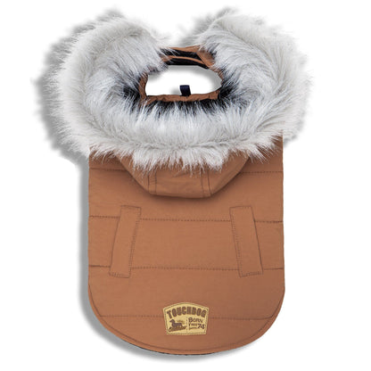 Touchdog 'Eskimo-Swag' Duck-Down Insulated Winter Dog Coat Parka