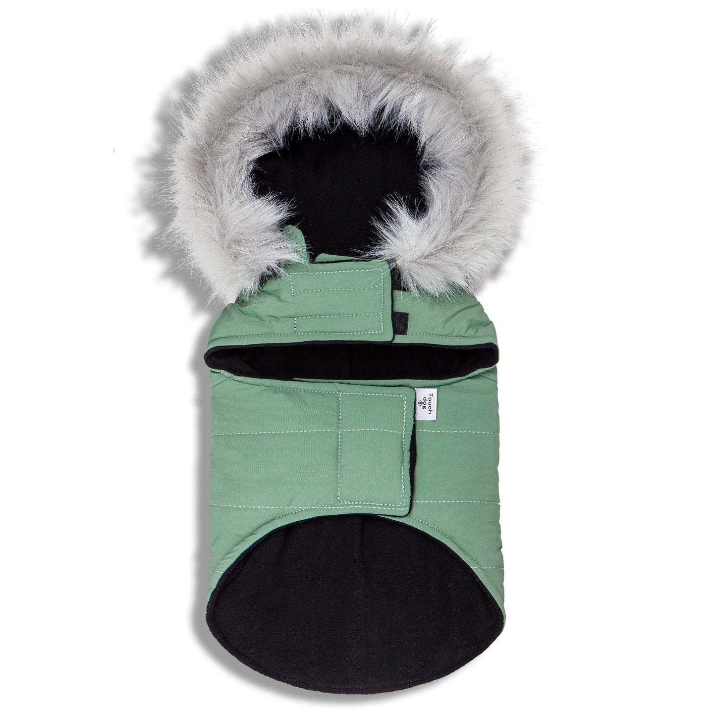 Touchdog 'Eskimo-Swag' Duck-Down Insulated Winter Dog Coat Parka