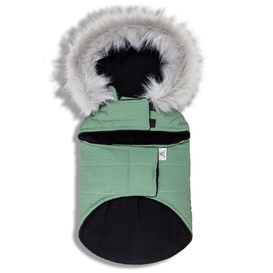 Touchdog 'Eskimo-Swag' Duck-Down Insulated Winter Dog Coat Parka